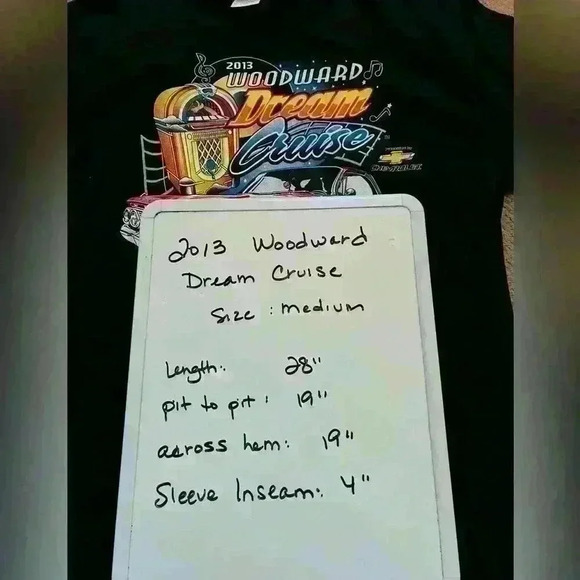 Woodward Dream Cruise 2013 Gildan Men’s Medium Cotton Short Sleeve Graphic Tee - Picture 7 of 7